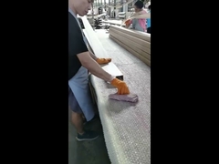 Commercial Acoustic Aluminium Strip Ceiling Bark Color Straight Edge