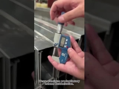 a parede de alumínio da espessura de 200mm almofada as telhas arquitetónicas do teto do metal suspendidas