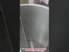 Parede curva Painel de revestimento de coluna de alumínio Colunas quadradas Cobertura de 2,5 mm