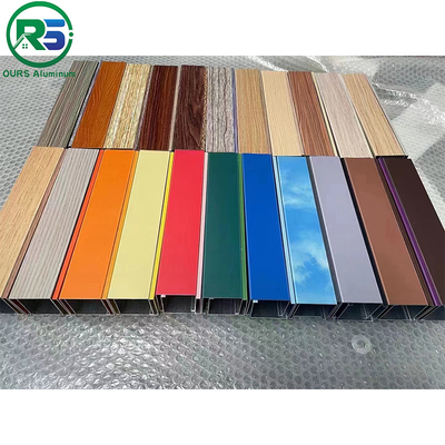 Tecto de metal suspenso linear e ecológico de 0,9 mm Tecto de alumínio branco
