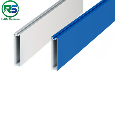 Tecto de metal linear suspenso de 0,6 mm de alumínio branco