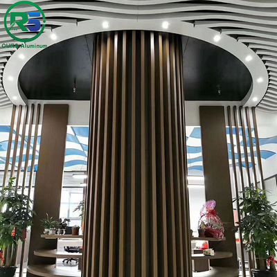1.0mm teto de metal suspenso em vinho vermelho para decoração moderna e simples