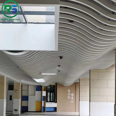 2.0mm teto de metal suspenso em vinho vermelho para decoração moderna e simples